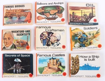 VINTAGE 1965 BANCROFT TIDDLERS BOOKLETS - (9)