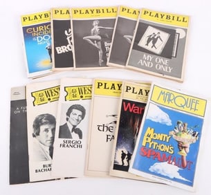 VINTAGE BROADWAY THEATRE PLAYBILLS - LOT OF 12