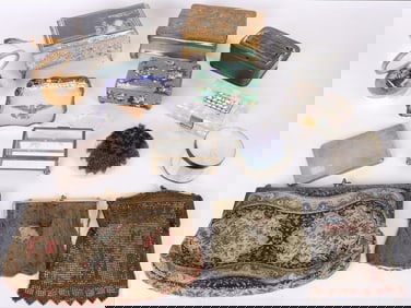 VINTAGE ORNATE JEWELRY BOXES & VANITY PIECES