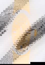 LADIES 14K GOLD & DIAMOND ROLEX 1970'S ERA 27MM