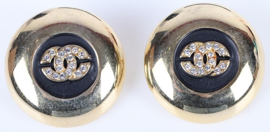 COCO CHANEL FASHION COSTUME EARRINGS (1 of 3)