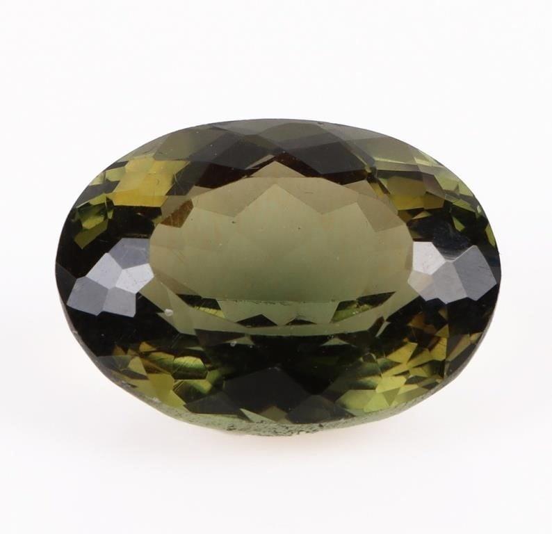 16.75CT OVAL GREEN DEMANTOID GARNET LOOSE GEMSTONE (1 of 4)