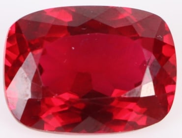 22.60CT LARGE CUSHION-CUT RED RUBY W/ GIE CERT