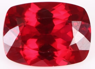21.85CT LARGE CUSHION-CUT RED RUBY LOOSE GEMSTONE