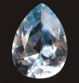 16.30CT LARGE BLUE TEARDROP LOOSE TOPAZ