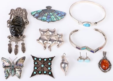 MEXICAN STERLING SILVER LADIES JEWELRY