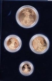 1994 W GOLD EAGLE 4-COIN PROOF SET W/ COA & CASE