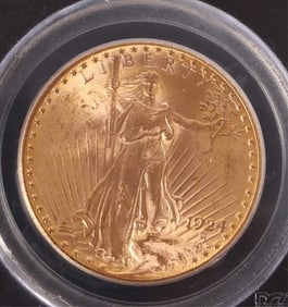 1924 P MS-63 SAINT GAUDENS DOUBLE EAGLE PCGS