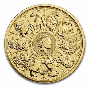 RARE!2021 GREAT BRITAIN QUEEN'S BEASTS GOLD COIN
