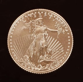 2013 P $5 AMERICAN GOLD EAGLE BU 0.1 OZ GOLD COIN