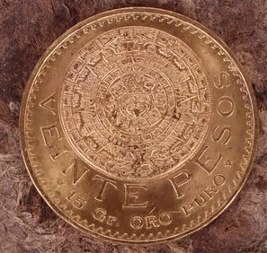 1959 $20 GOLD PESOS FROM MEXICO CITY MINT 90% GOLD