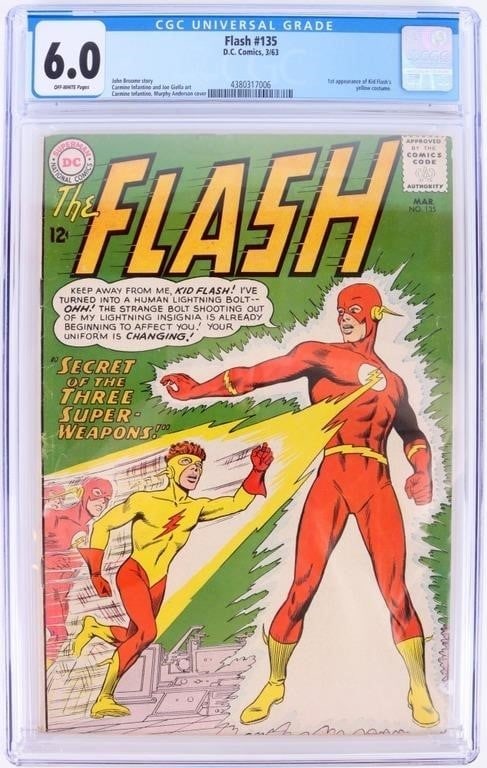 FLASH #135 CGC 6.0 DC COMICS 1963 (1 of 3)
