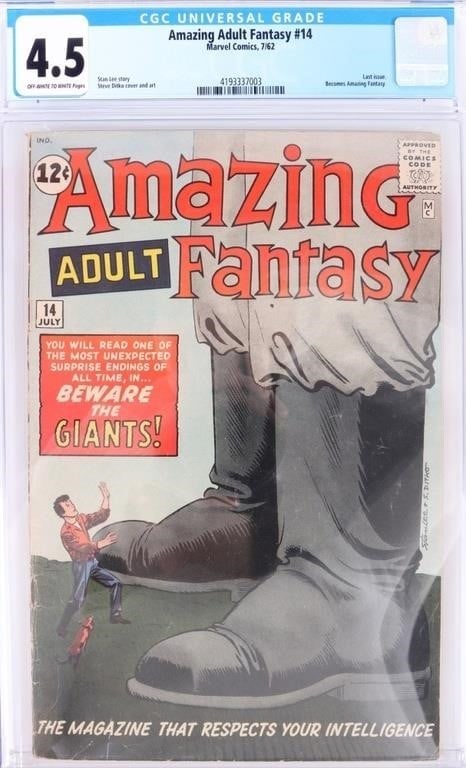 AMAZING ADULT FANTASY #14 CGC 4.5- LAST ISSUE (1 of 4)