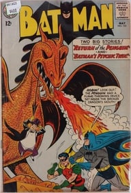 BATMAN #155 DC 1963 PENGUIN IN SILVER AGE