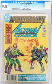 ACTION COMICS #544 ANN. NEWSSTAND CGC 9.8