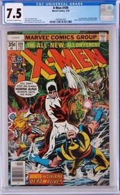 X-MEN #109 CGC 7.5 WEAPON ALPHA 1 APP. MARVEL 1978