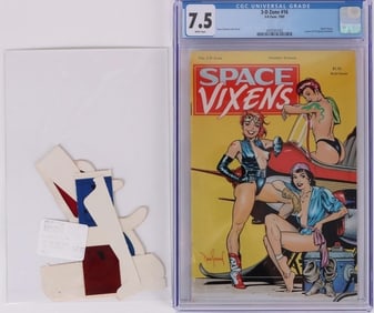 3-D ZONE #16 CGC 7.5 1989 SPACE VIXENS
