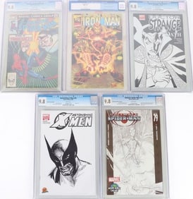 MARVEL CGC GRADED COLLECTIBLE COMICS - LOT OF 5