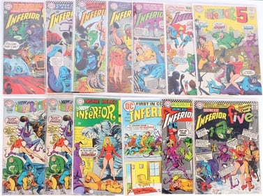 INFERIOR FIVE DC COLLECTIBLE COMIC BOOKS