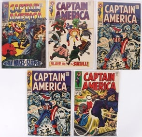 CAPTAIN AMERICA SILVER AGE COMICS COLLECTION (5)