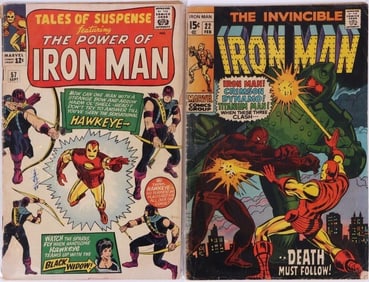 TALES OF SUSPENSE/ IRON MAN COMIC DUO LOT