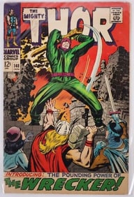 THE MIGHTY THOR #148 - 1ST WRECKER, BLACK BOLT ORG