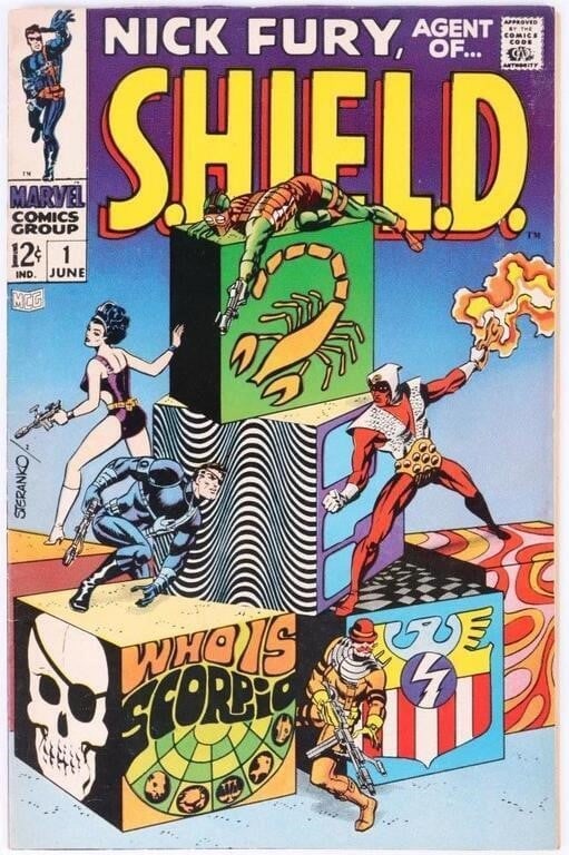 NICK FURY, AGENT OF SHIELD #1 MARVEL COMIC BOOK (1 of 7)