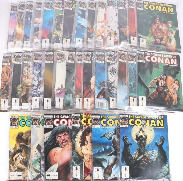 SAVAGE SWORD OF CONAN #136-172 MARVEL 1987-1990 (1 of 13)