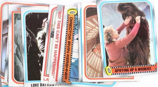 1980 EMPIRE STRIKES BACK CARD SET NEAR COMPLETE