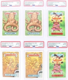 1988 GARBAGE PAIL KIDS PSA GRADED CARDS - (6)
