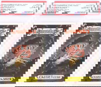 1988 GARBAGE PAIL KIDS #617a & #617b PSA 10 & 6