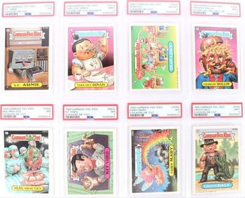 1988 GARBAGE PAIL KIDS PSA GRADED CARDS - (8)