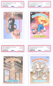 1987 GARBAGE PAIL KIDS PSA GRADED CARDS - (4)