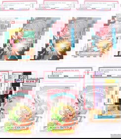 1987 &1988 GARBAGE PAIL KIDS PSA GRADED CARDS