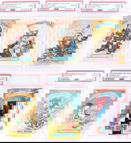 1986 &1987 GARBAGE PAIL KIDS PSA GRADED CARDS