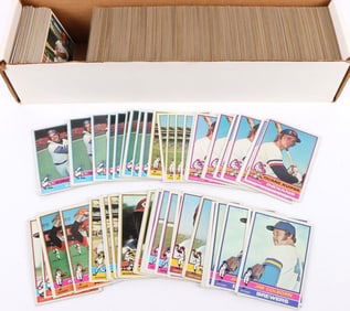 1976 TOPPS BASEBALL CARDS W/ DUPLICATES ~650 CARDS
