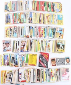 ASSORTED 1970-80'S BASEBALL & FOOTBALL CARDS ~800