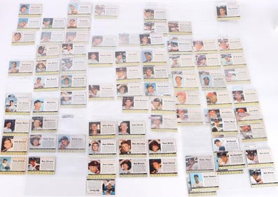 1961 POST CEREAL BASEBALL PARTIAL SET (91/200)