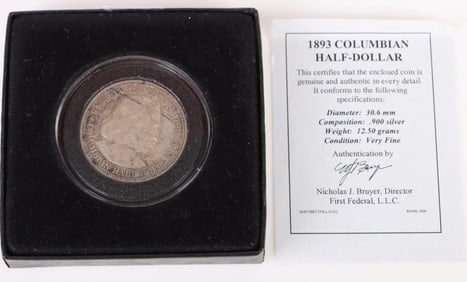 1893 COLUMBIAN EXPOSITION HALF DOLLAR COIN