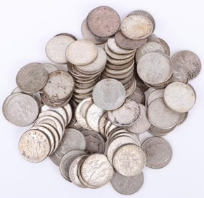 90% SILVER ROOSEVELT DIMES 241.6G