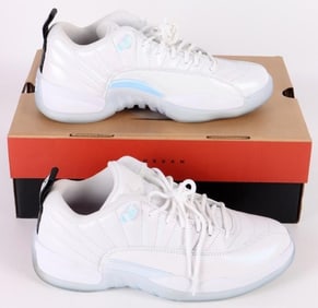 8.0 NIKE AIR JORDAN RETRO LOW EASTER WHITE SHOES