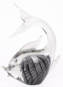 VINTAGE ITALIAN MURANO GLASS FISH SCULPTURE