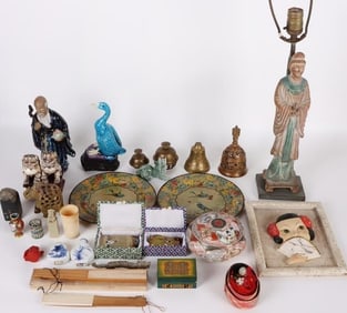 ASIAN HOUSEWARE & ORNAMENT COLLECTION LOT