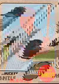 1968 MICKEY MANTLE TOPPS #280 BASEBALL CARD