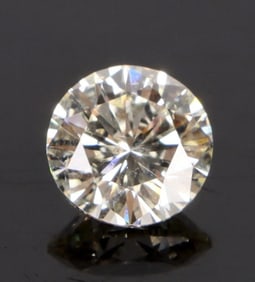 GIA 1.25CT NATURAL I1 N COLOR ROUND CUT DIAMOND