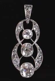 14K YELLOW GOLD 2.58CTW DIAMOND LADIES PENDANT