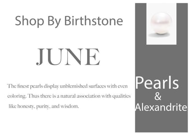 SHOP BY BIRTH STONE! MONTH OF JUNE: PEARL