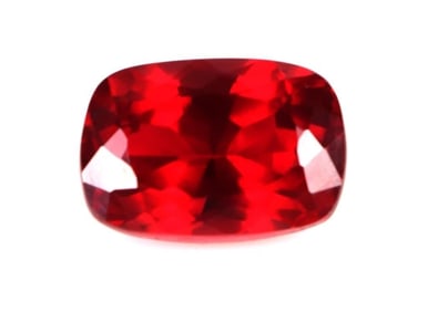 24.55CT LARGE CUSHION-CUT RED RUBY LOOSE GEMSTONE