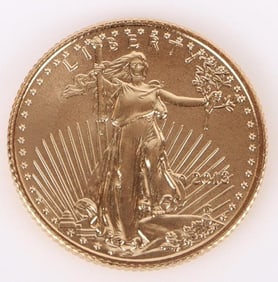 2013 P $5 AMERICAN GOLD EAGLE BU 0.1 OZ GOLD COIN