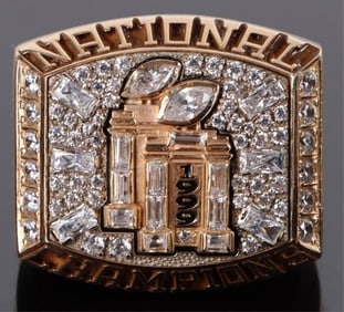 SOLID 14K YELLOW GOLD FSU CHAMP BOOSTER RING 1999